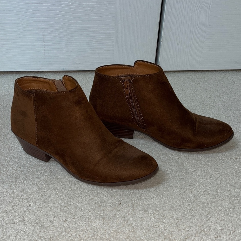 Sam Edelman Petty booties in dark brown